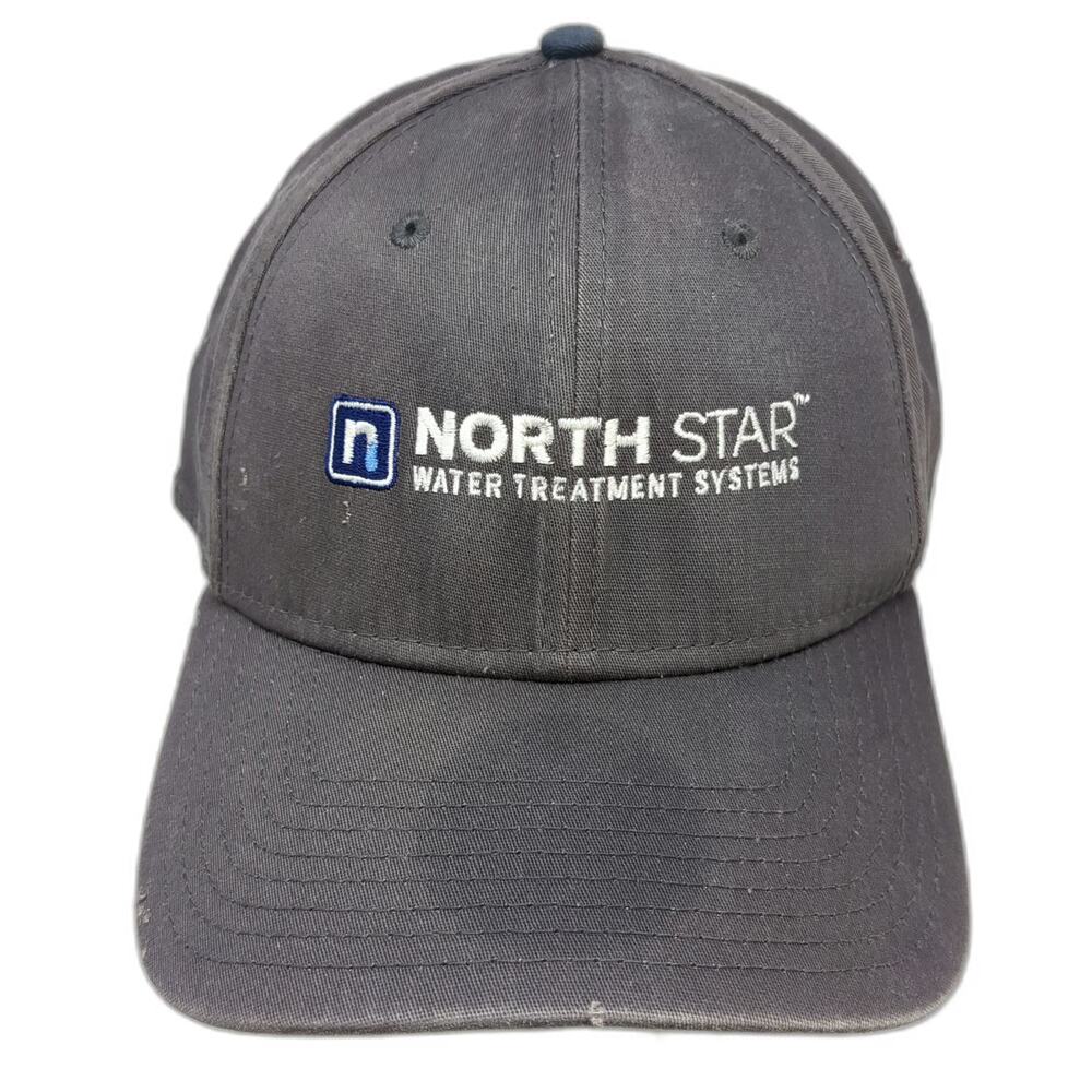 New Era Baseball Cap Gray XL North Star Water Treatment Systems Stretch Fit Hat